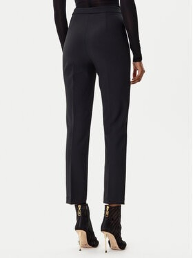 Elisabetta Franchi Spodnie materiałowe PA-120-56E2-V340 Czarny Regular Fit