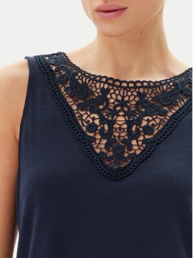 JDY Top Dodo 15296246 Granatowy Regular Fit