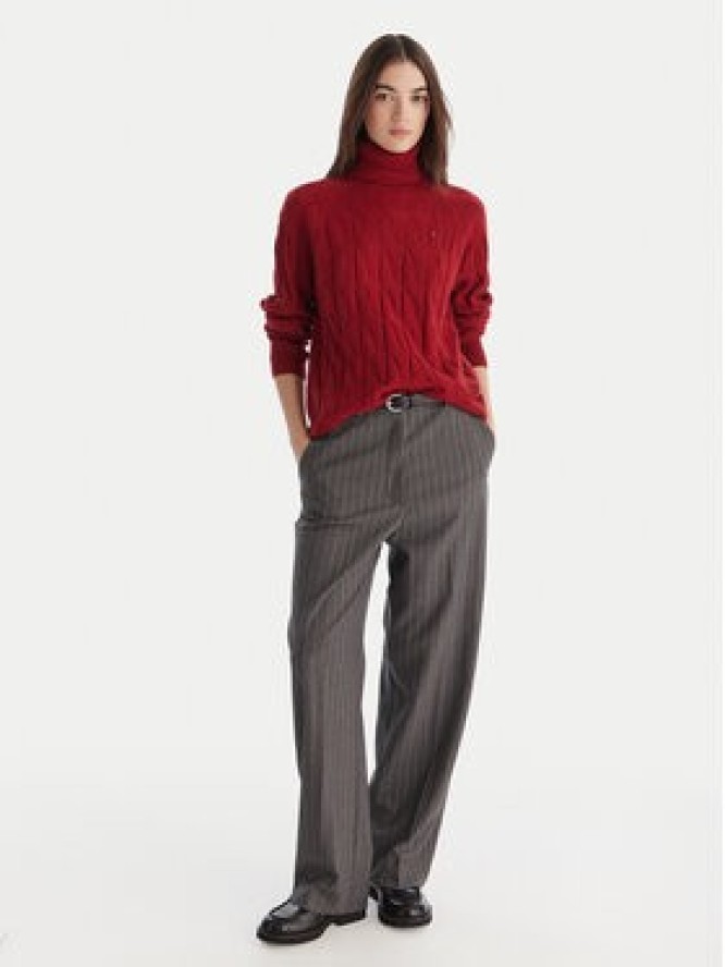 Tommy Hilfiger Golf WW0WW46791 Czerwony Regular Fit