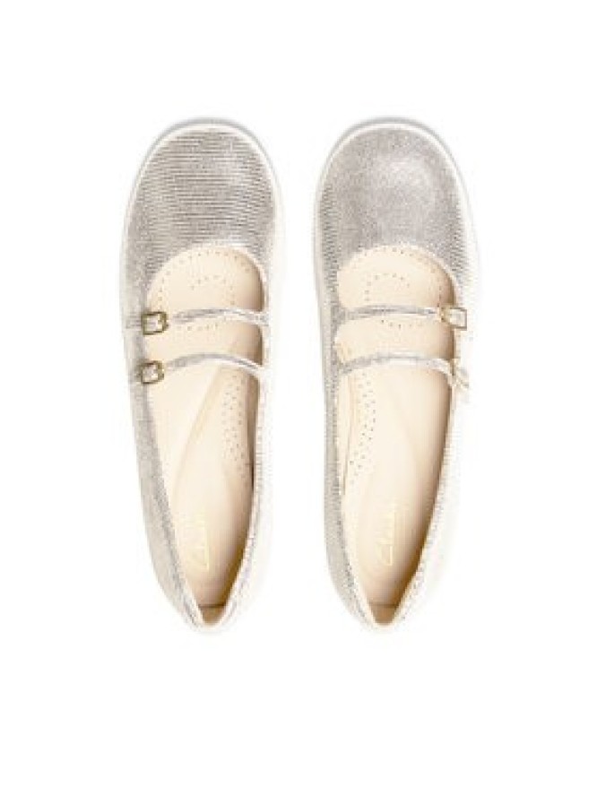 Clarks Półbuty Daiss 30 26181312 Złoty