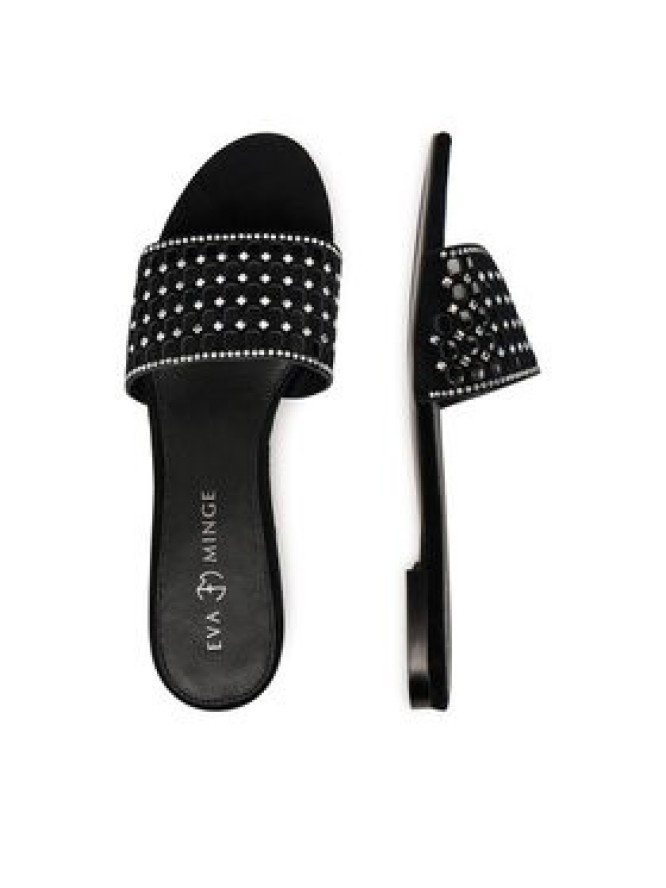 Eva Minge Klapki ALI-V17852-1-1 Czarny