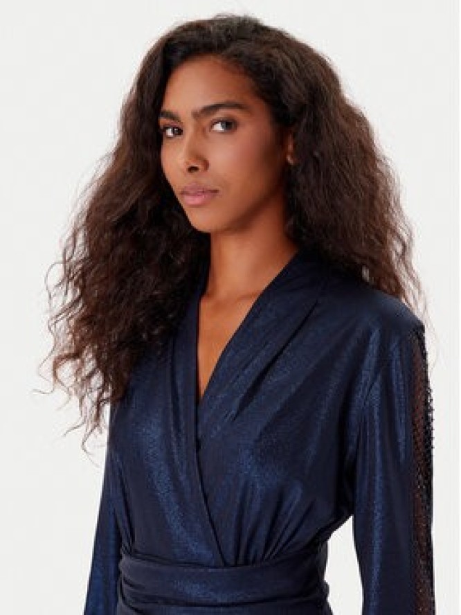 Joseph Ribkoff Sukienka koktajlowa 253742 Granatowy Slim Fit