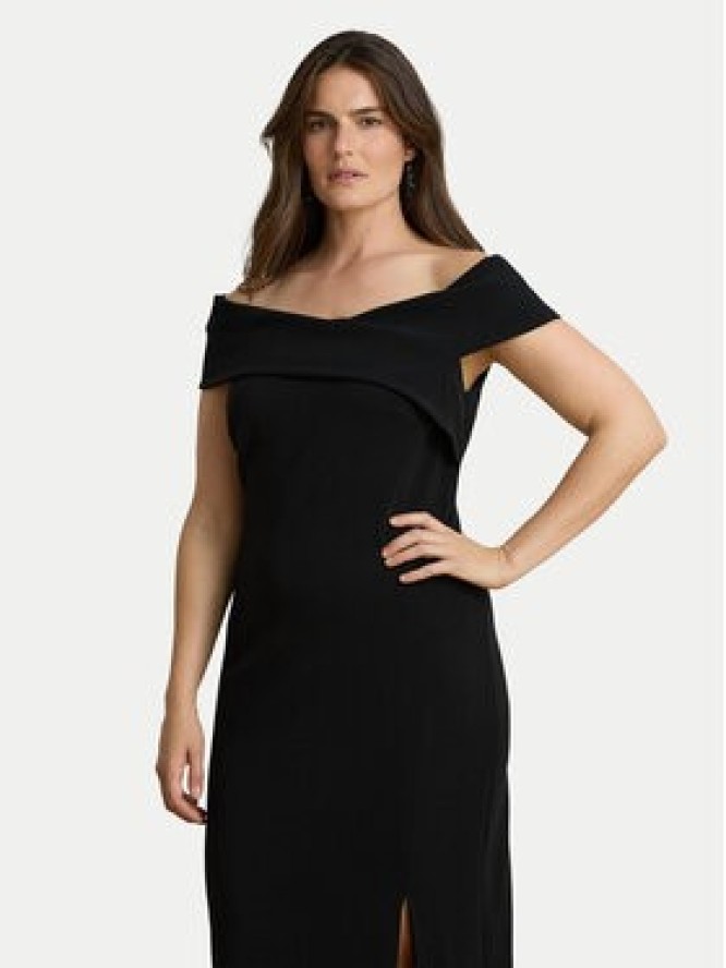 LAUREN RALPH LAUREN Sukienka wieczorowa 253P13931001 Czarny Slim Fit
