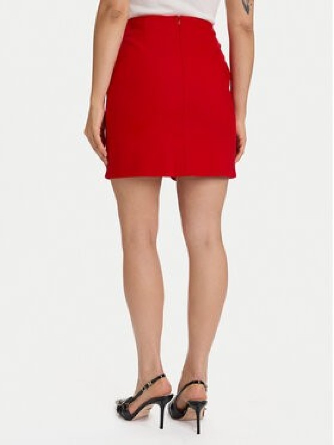Morgan Spódnica mini 252-JADOR.F Czerwony Slim Fit