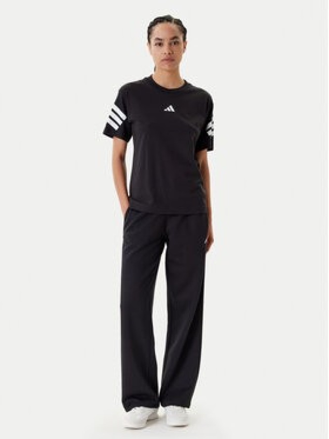 adidas Spodnie dresowe Essentials Small Logo Feel Cozy JC5921 Czarny Regular Fit