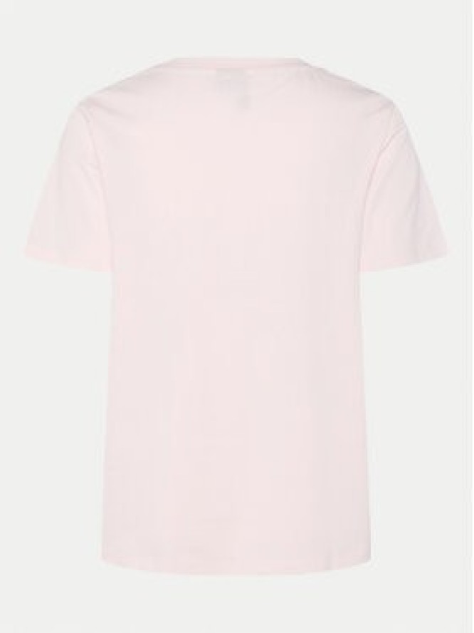 Pieces T-Shirt Skylar 17155376 Różowy Regular Fit