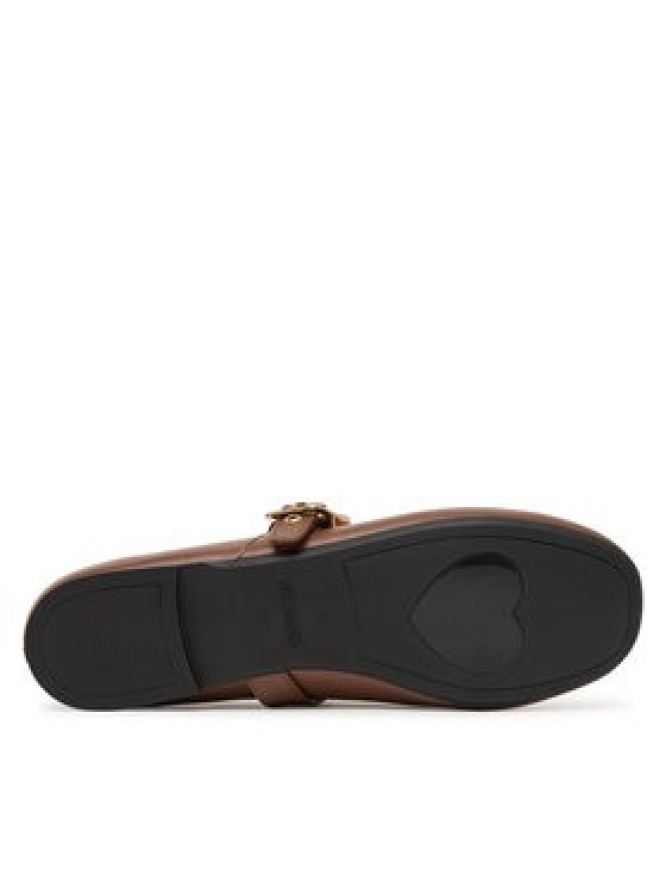 LOVE MOSCHINO Baleriny JA11091G1PIE0302 Brązowy