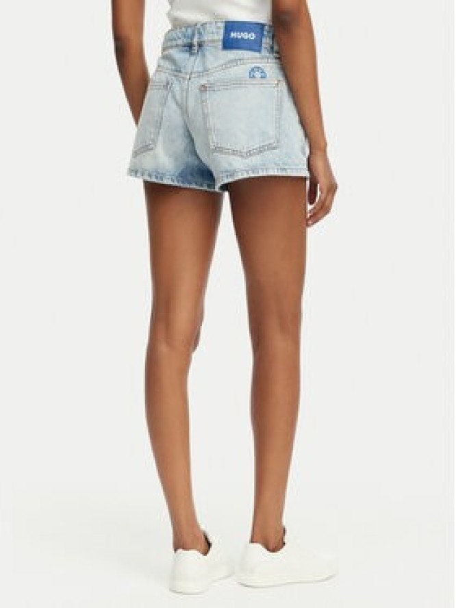 HUGO Szorty jeansowe Galimon 50557083 Niebieski jasny Regular Fit