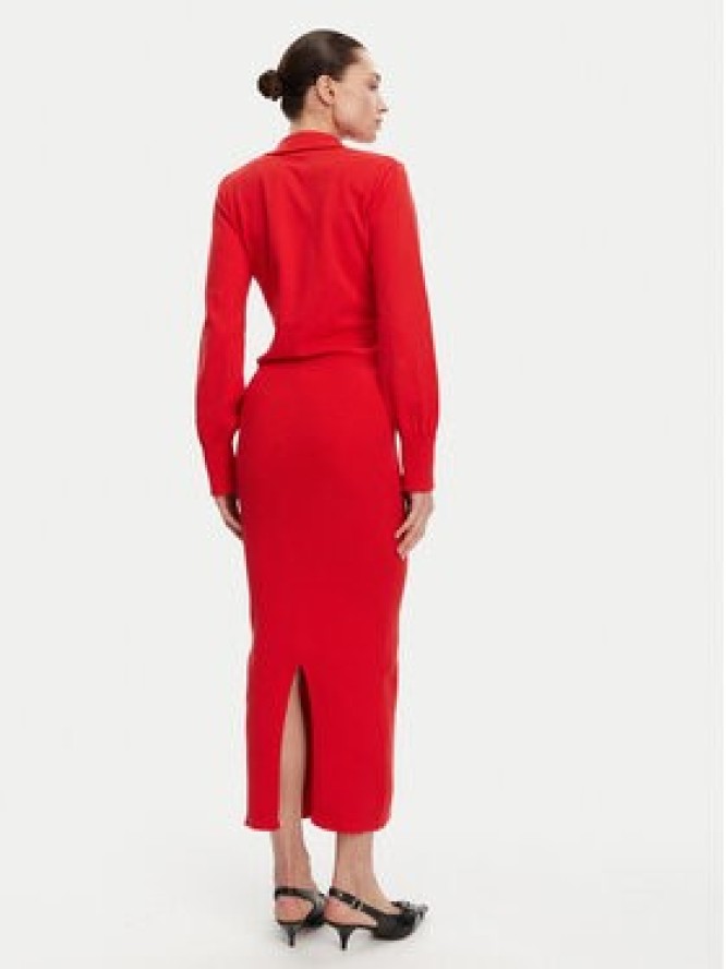 French Connection Sukienka dzianinowa 71YAU Czerwony Regular Fit