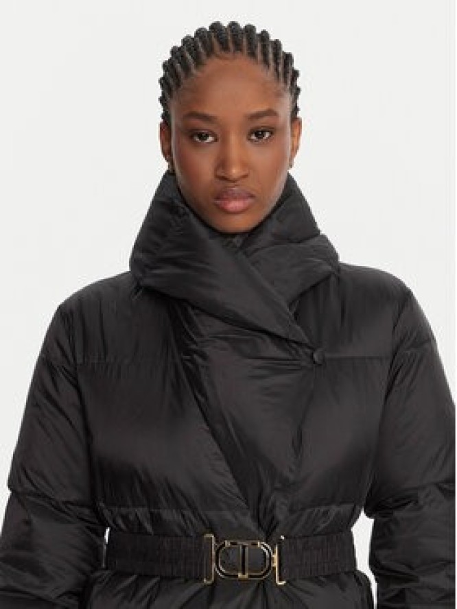 TWINSET Kurtka puchowa 252TT2050 Czarny Regular Fit