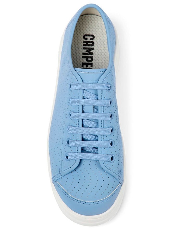 Camper Skórzane sneakersy w kolorze błękitnym rozmiar: 38