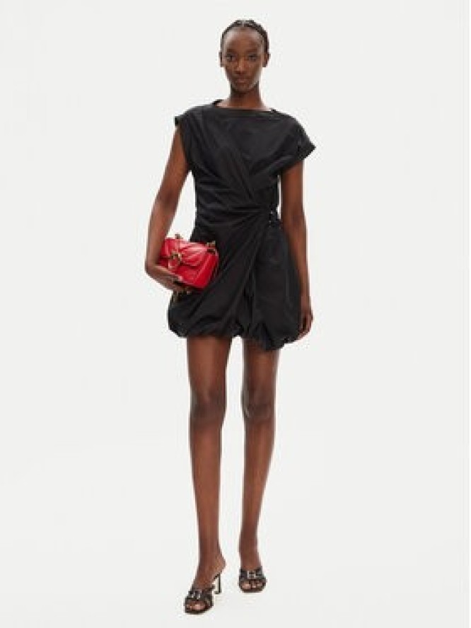 PINKO Sukienka koktajlowa Abito 105215 A2LD Czarny Regular Fit