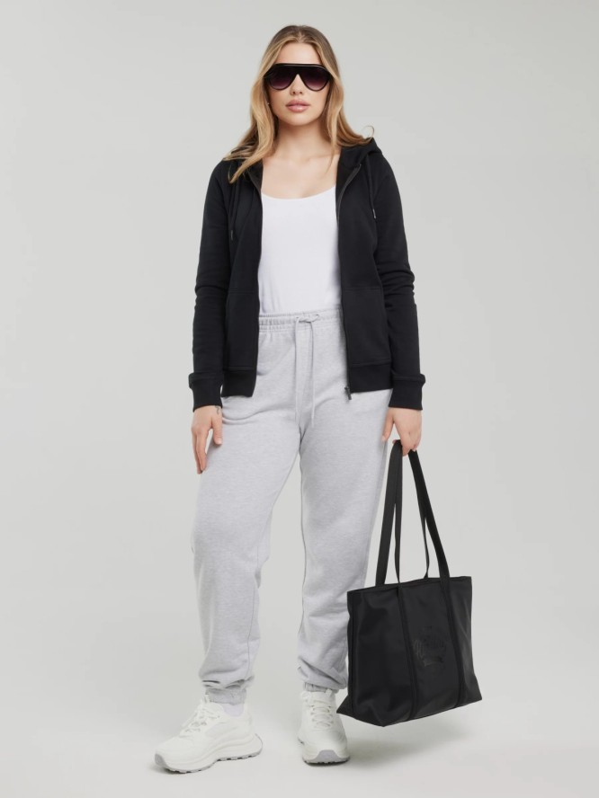 Bluza damska z kapturem czarna Laurisana 906