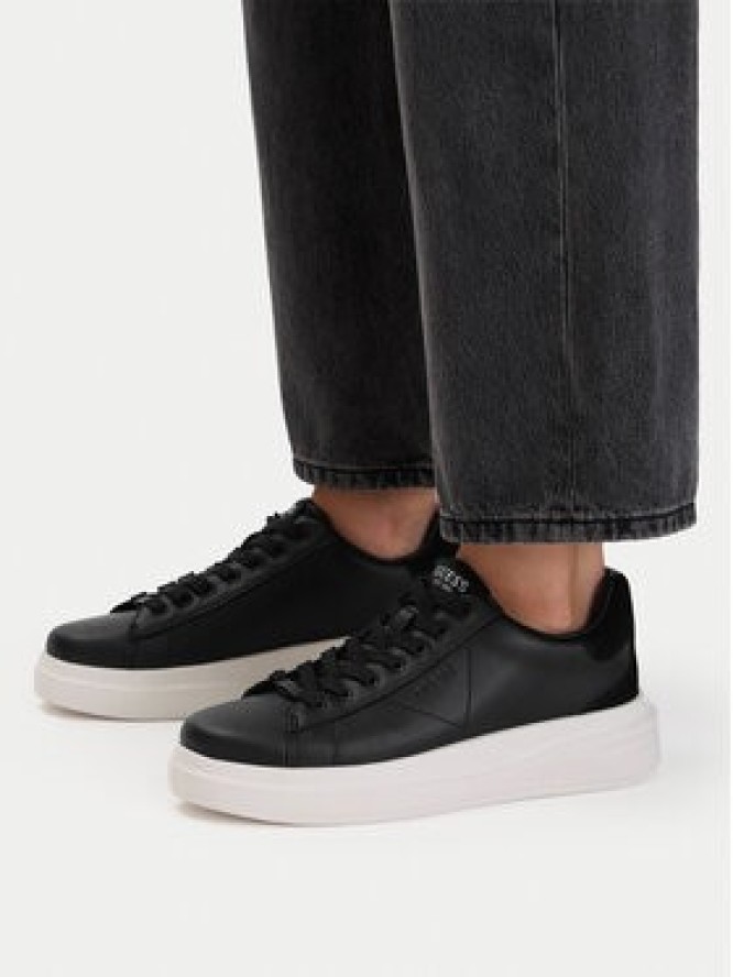 Guess Sneakersy Elbina FLPVIB SUE12 Czarny