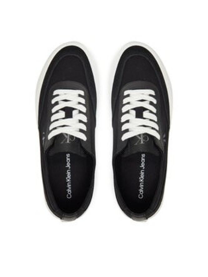 Calvin Klein Jeans Sneakersy Vulc Flatform Low Cv Mix Mg YW0YW01770 Czarny
