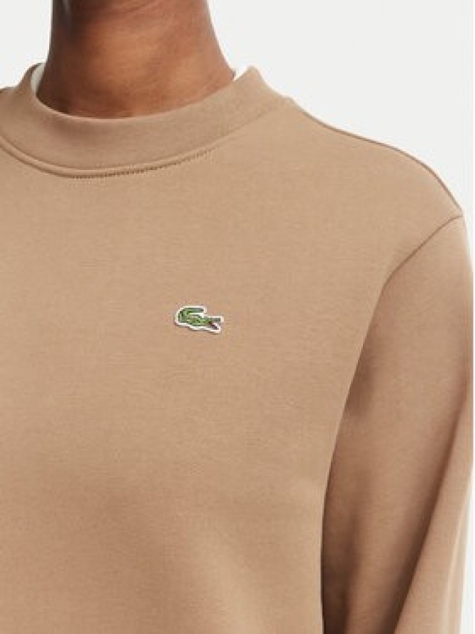 Lacoste Bluza SF5270 Brązowy jasny Regular Fit