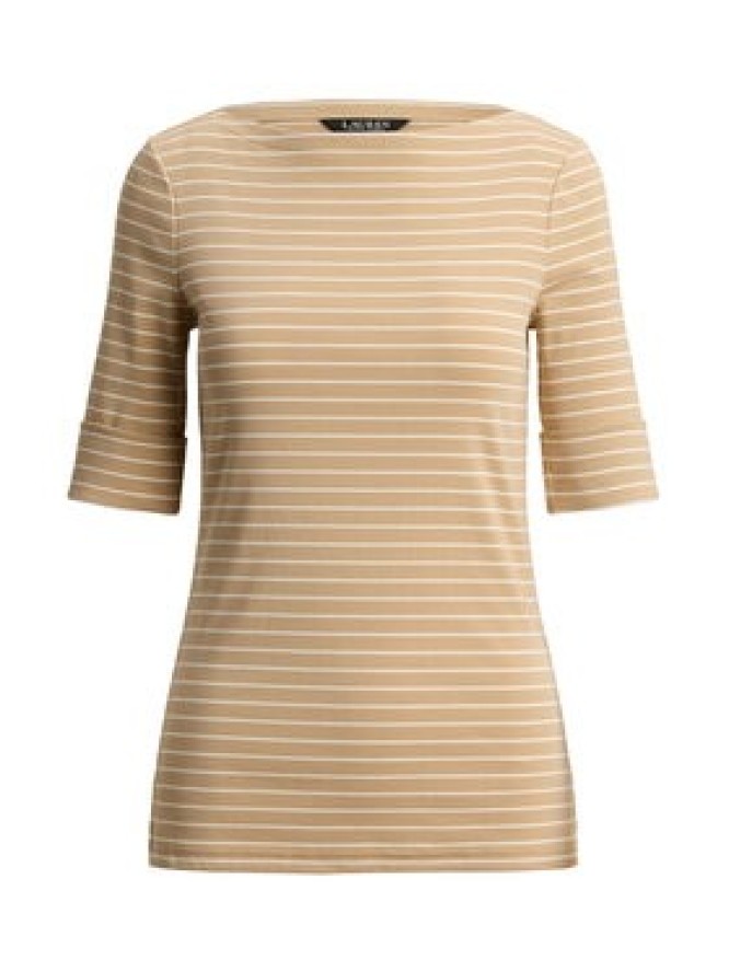 LAUREN RALPH LAUREN Bluzka Judy 200P13919003 Beżowy Regular Fit