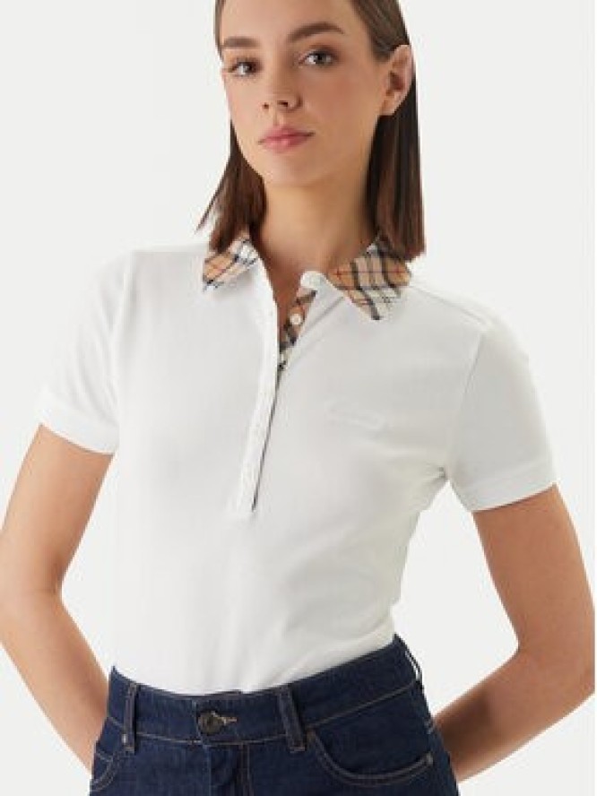 Barbour Polo Malvern LML0633WH33 Biały Slim Fit