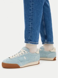 Polo Ralph Lauren Sneakersy 804P18219003 Niebieski jasny