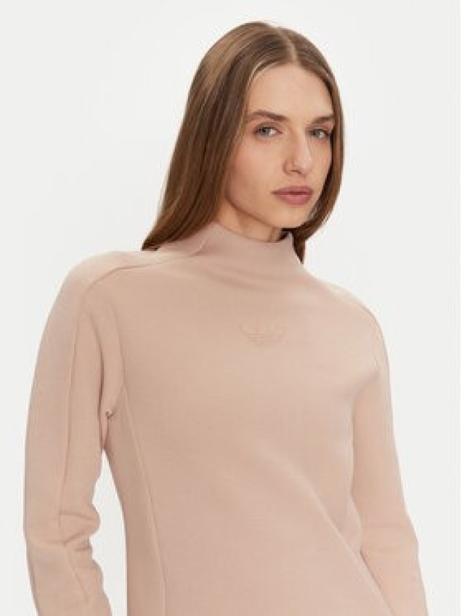 adidas Bluzka Structured Interlock JJ0938 Beżowy Slim Fit