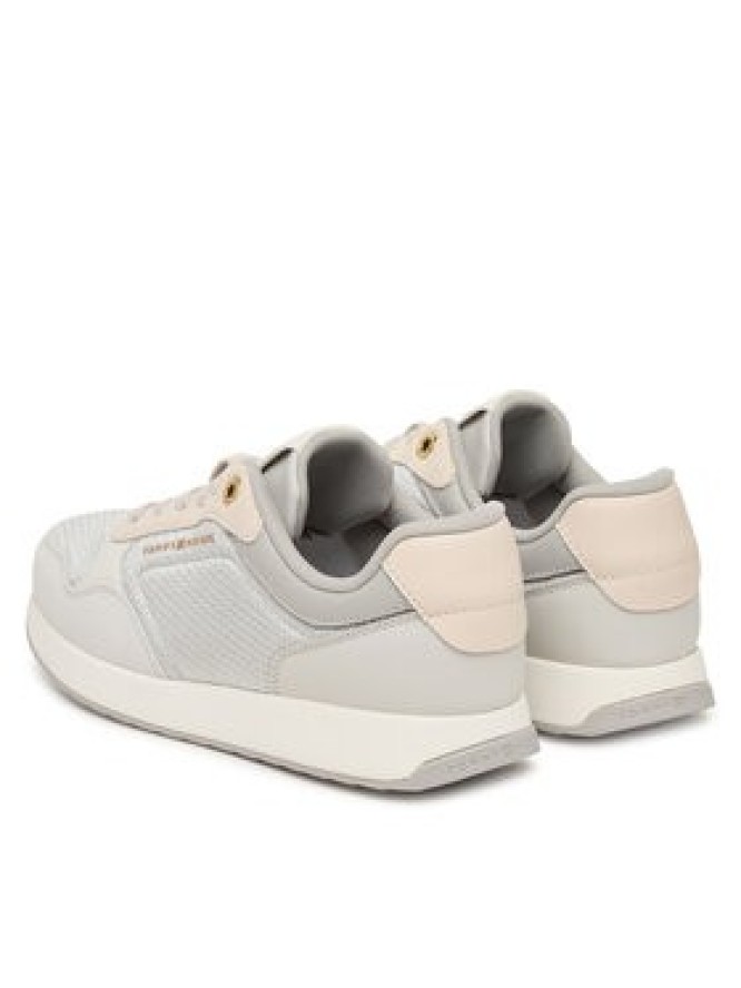 Tommy Hilfiger Sneakersy Th Retro Runner FW0FW09690 Szary jasny