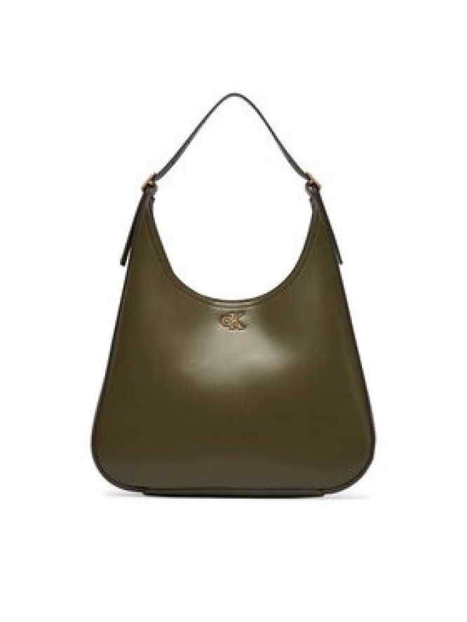 Calvin Klein Torebka Ck Medium Shoulder Bag LV04F3522G Zielony ciemny