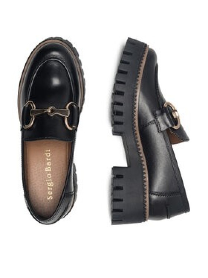 Sergio Bardi Loafersy WI23-C1038-03SB Czarny