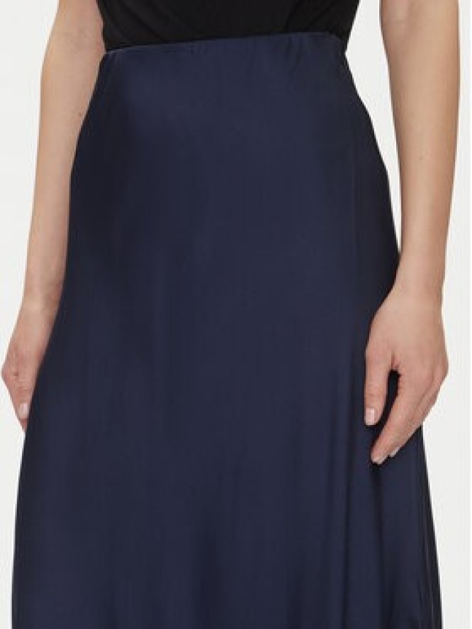 Fracomina Spódnica midi FJ25SG2003W45101 Granatowy Regular Fit