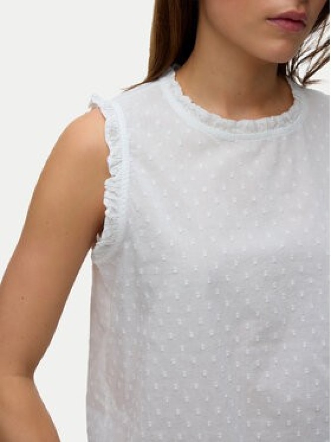 Vero Moda Top Trine 10342734 Biały Regular Fit