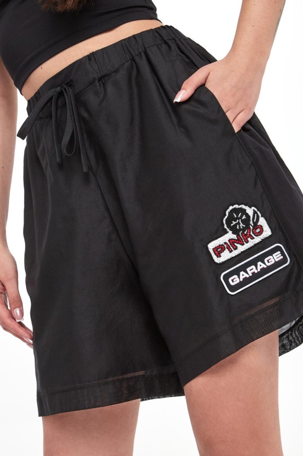 Bermudy damskie z jedwabiem Lewis PINKO