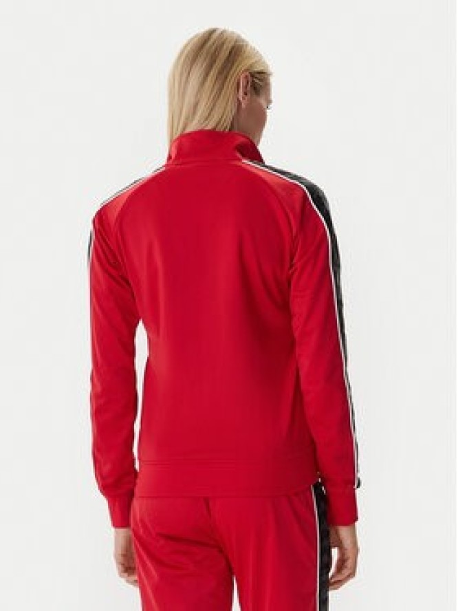 Kappa Bluza 301PSC0 Czerwony Slim Fit