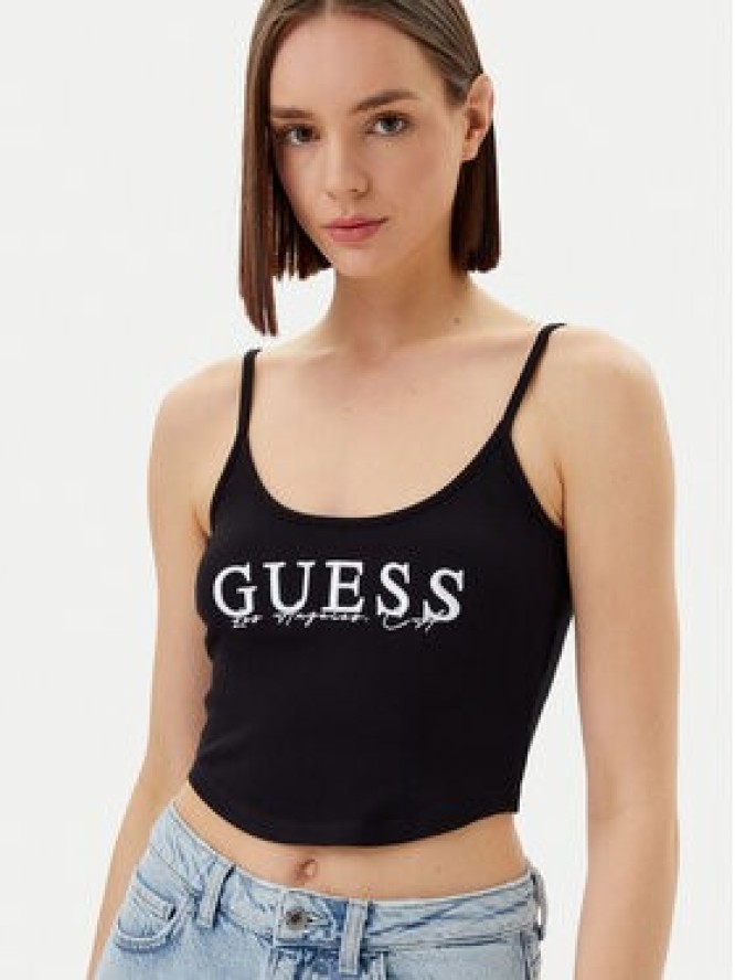Guess Top V5GP16 K8RT2 Czarny Regular Fit