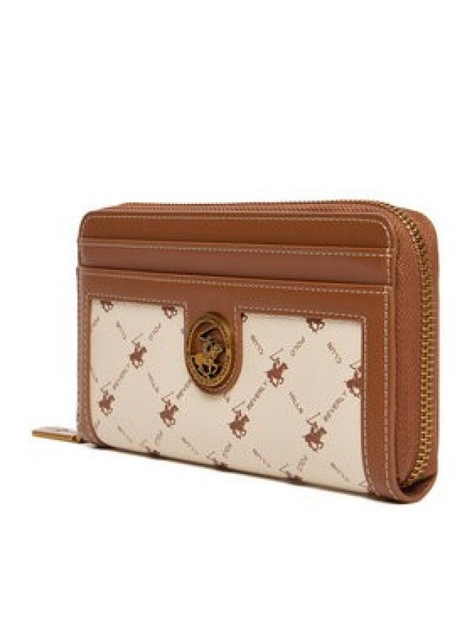 Beverly Hills Polo Club Portfel CEO-BHPC-W1-001-AW26 Kremowy