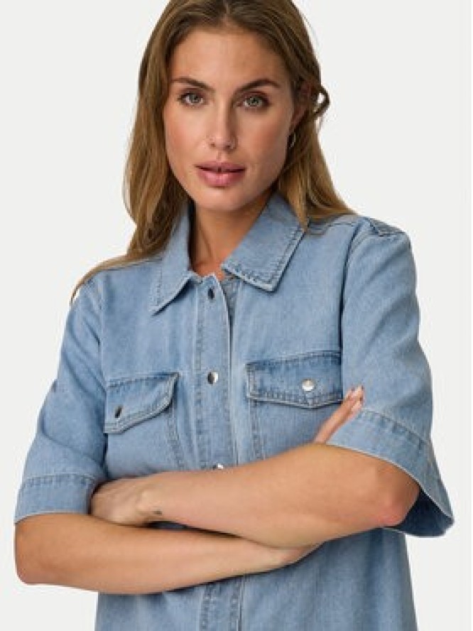 ONLY Sukienka jeansowa Belle 15324384 Niebieski Regular Fit