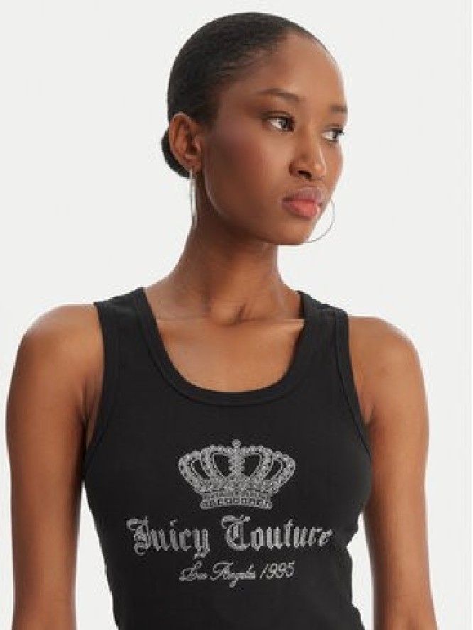 Juicy Couture Top Gothic Crown JCBLV126807 Czarny Slim Fit