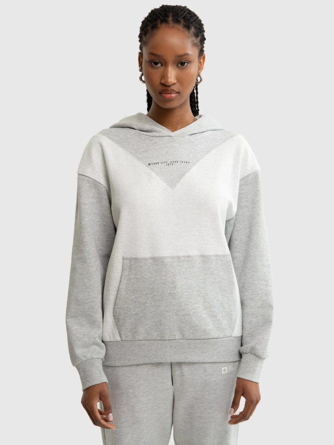 Bluza damska z kapturem szara Kaitlyn 901