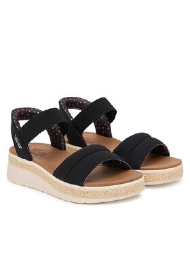 Skechers Sandały BOBS Sun Ray 114413/BLK Czarny