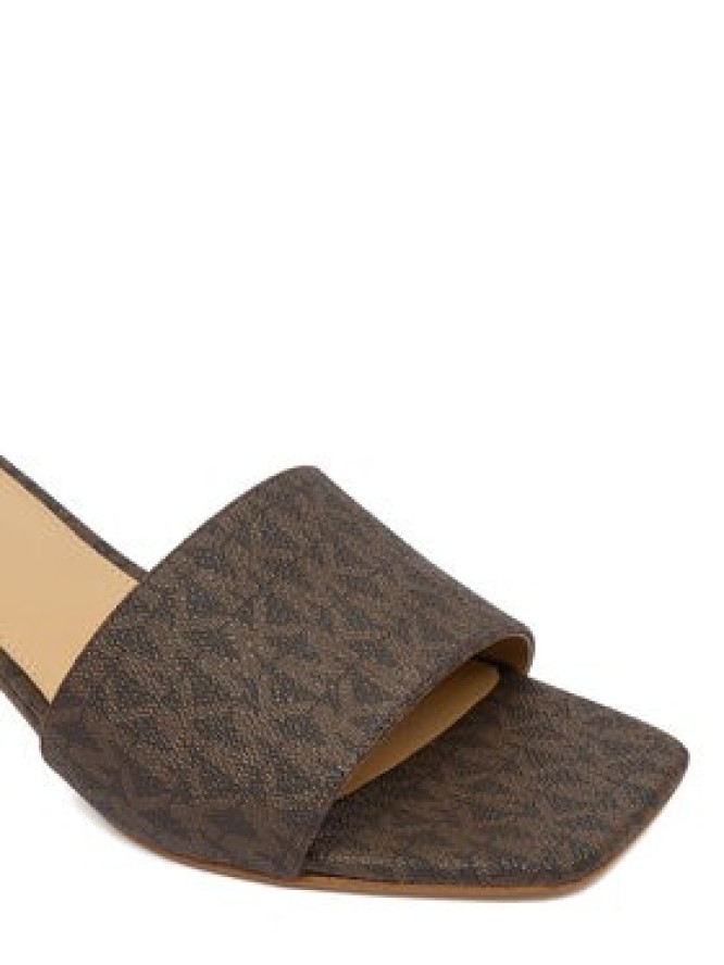 MICHAEL Michael Kors Klapki Elyse 40F5EYMP1B Brązowy