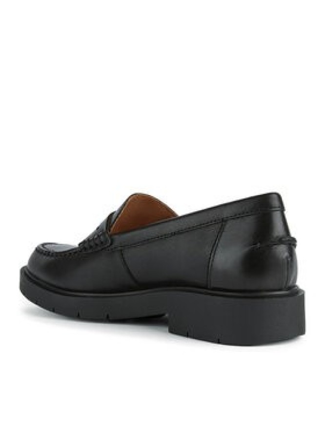 Geox Loafersy D Spherica Ec1 B D65DKB 00043 C9997 Czarny