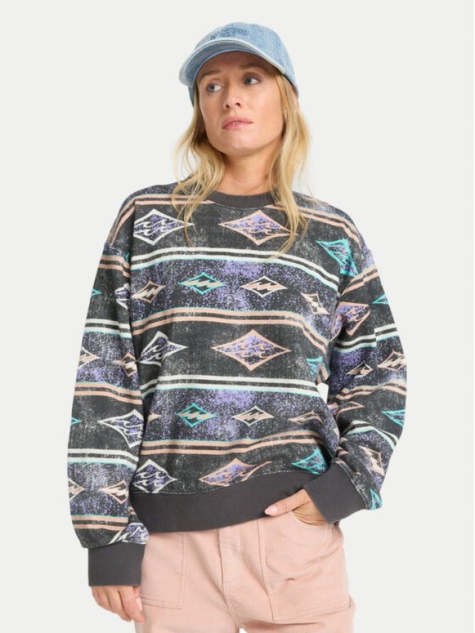Billabong Bluza High Tides Brooklyn EBJFT00153 Szary Oversize