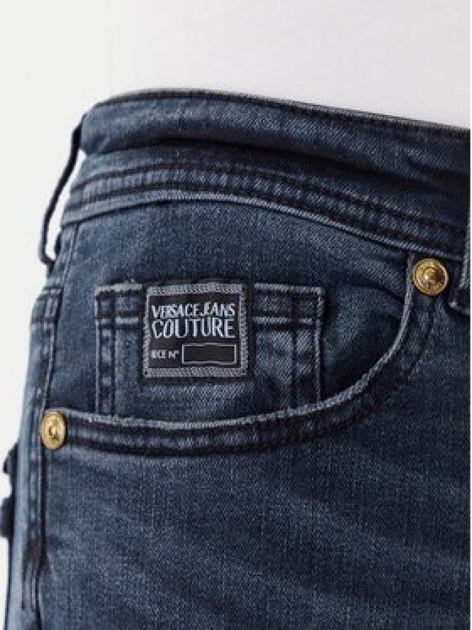 Versace Jeans Couture Jeansy 79HAB561 CDWAB Granatowy Wide Leg