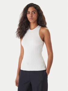 HUGO Top Sarepla 50539890 Écru Slim Fit