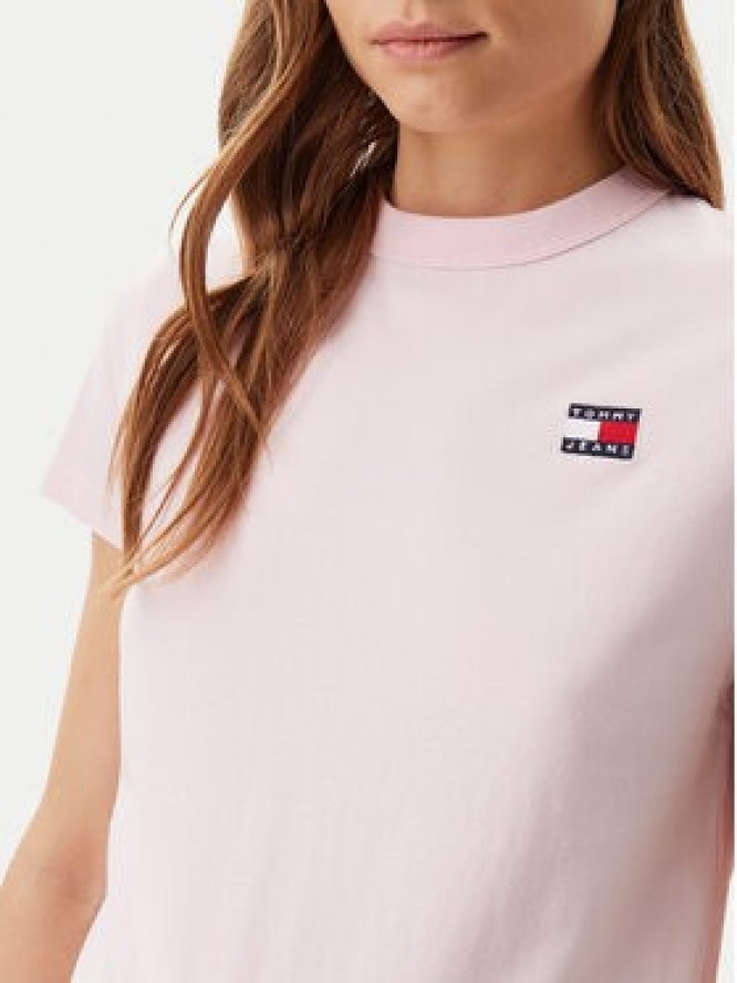Tommy Jeans T-Shirt DW0DW20153 Różowy Regular Fit