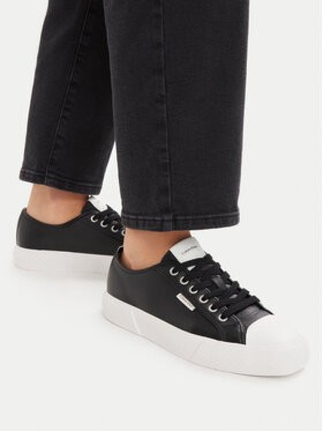 Calvin Klein Trampki Vulc Lace Up Low Lth HW0HW03077 Czarny
