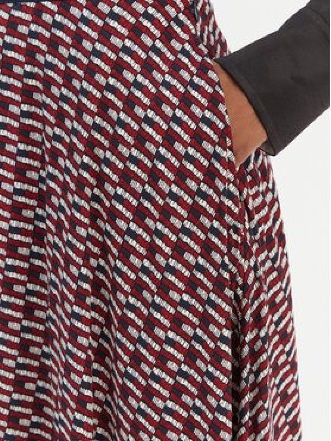 Tommy Hilfiger Spódnica trapezowa WW0WW49373 Bordowy Regular Fit