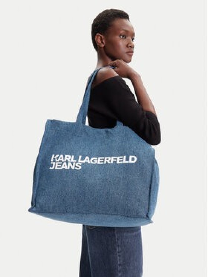 Karl Lagerfeld Jeans Torebka A3W50069 Niebieski