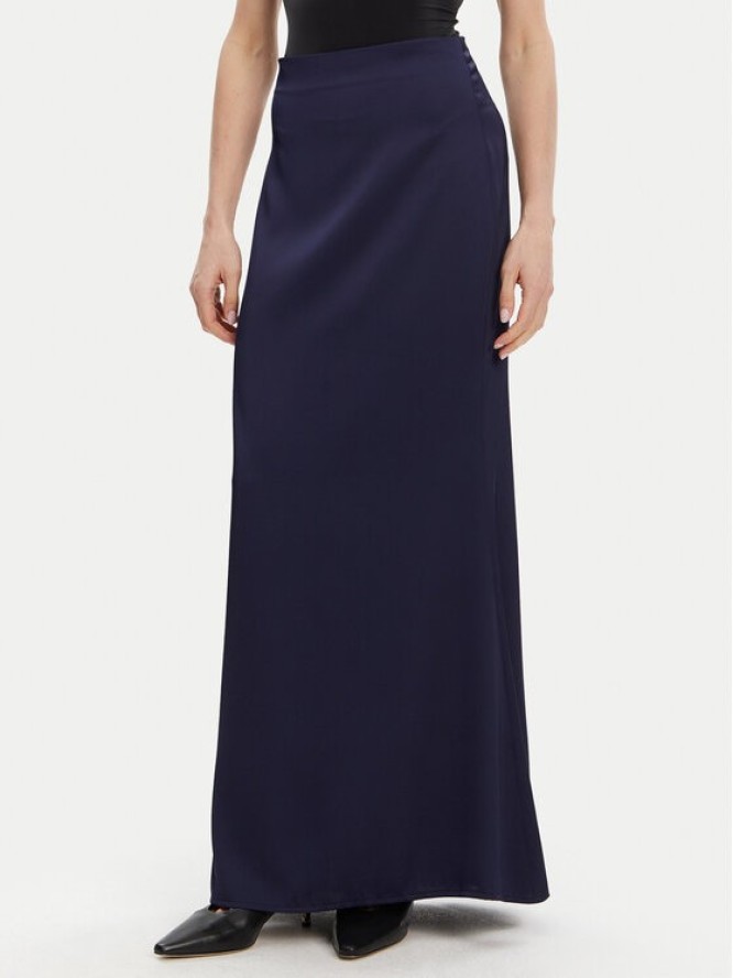 ACCESS FASHION Spódnica maxi 53-6023-147 Granatowy Regular Fit