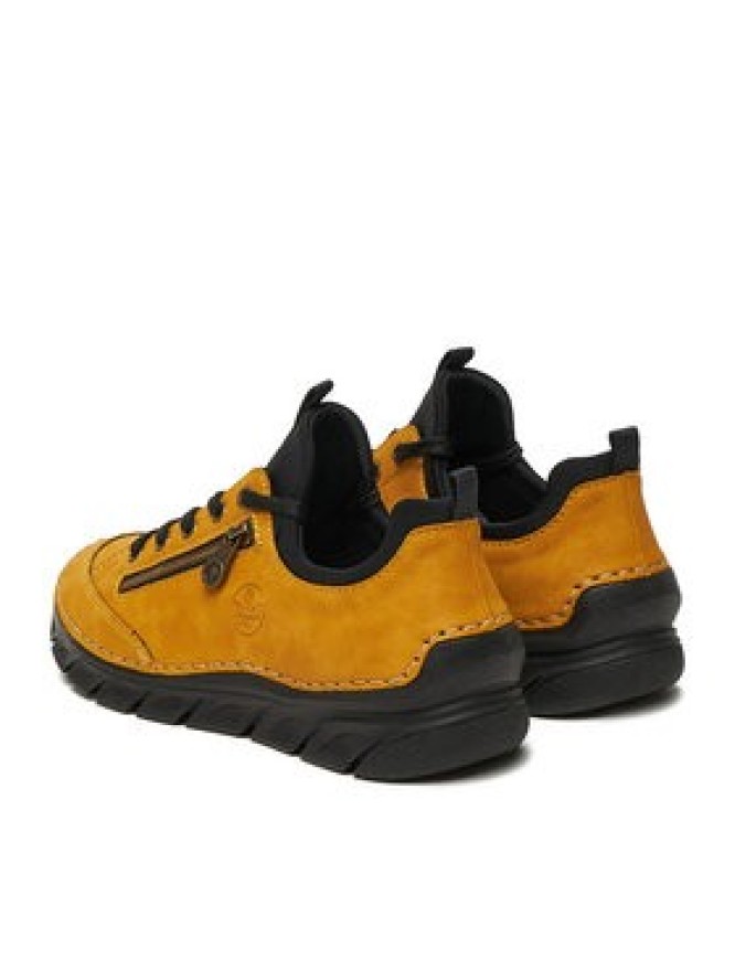 Rieker Sneakersy 55073-68 Żółty