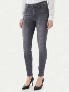 Guess Jeansy W2YA46 D4PZ2 Szary Skinny Fit