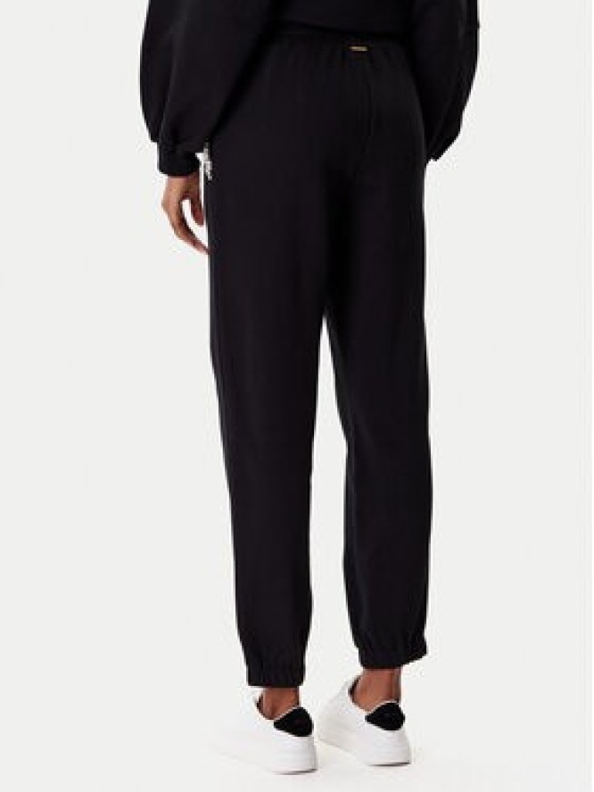 TWINSET Spodnie dresowe 252LI2MDD Czarny Regular Fit